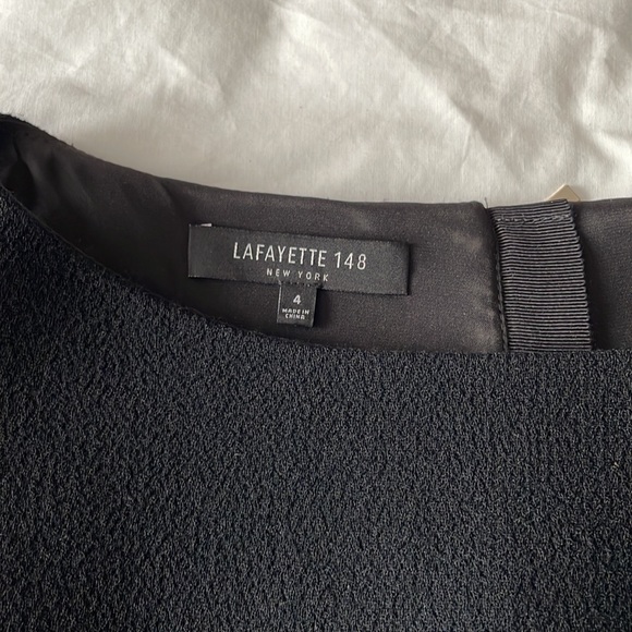 ❄️Lafayette 148 black midi dress - Picture 3 of 7